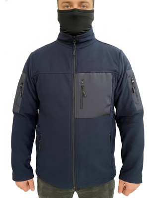 Mysia Outdoor Lacivert Soft Shell Taktik Polar Mont Avcı 7 Cep