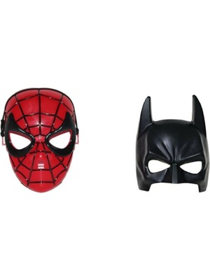 Feyza Design Iki Adet Çocuk Maskesi Seti – Süper Kahraman Temalı Eğlenceli Tasarım