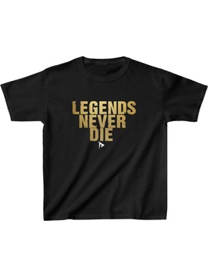 Giyim Center Unisex Çocuk Baskılı T-Shirt - Siyah