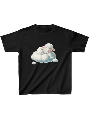 Giyim Center Unisex Çocuk Baskılı T-Shirt - Siyah