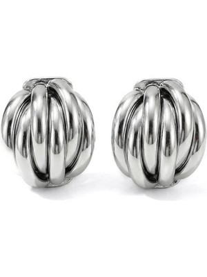 Royaleks Metal Otantik Küpe - Gümüş