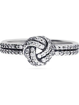 Celikchi Kadın Düğüm Model Gümüş Yüzük