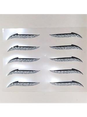 Feyza Design Parlak Taşlı Göz Çevresi Süsü 10 Adet No 3, Şık Takı Aksesuarları