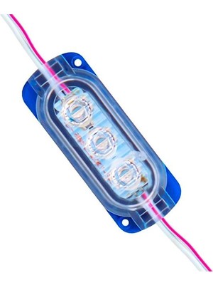 12 Volt 0.6 Watt 2835 65 x 25 mm IP65 120 Lümen 160 Derece Modül LED