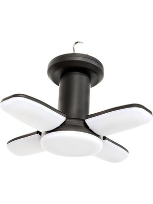 MX-Z04 150 Watt 4 Kanatlı USB Şarjlı 1800 Mah Kamp Çadır Lambası