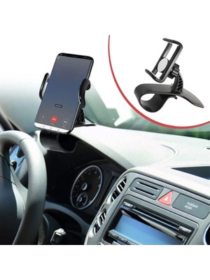 Anadolu Box Anadolubox® Araç Içi Konsola Takılan Döner Başlıklı Telefon Kıskacı Telefon Tutucu