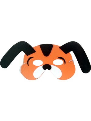 Feyza Design Renkli Eva Köpek Hayvan Maskeleri, Çocuklar Için Eğlenceli Parti Malzemesi