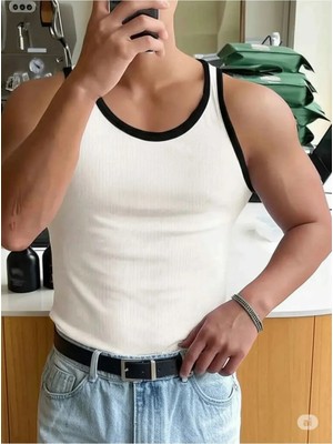 Gamaro Erkek Halter Yaka Kaşkorse Fitilli Sporcu Atlet