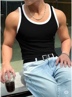 Gamaro Erkek Halter Yaka Kaşkorse Fitilli Sporcu Atlet