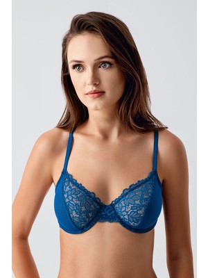 NEWBRA LINGERIE Kadın Desteksiz B Cup Dantelli Sütyen, 338410
