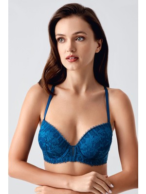 NEWBRA LINGERIE Kadın Desteksiz B Cup Dantelli Sütyen, 338360