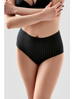 NEWBRA LINGERIE Kadın Desenli Yüksel Bel Bato Külot , 369211