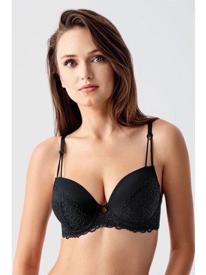 NEWBRA LINGERIE Kadın Destekli B Cup Dantelli Sütyen, 338415