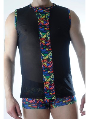 Beruflic Erkek Transparan Renki Atlet Boxer Takımı