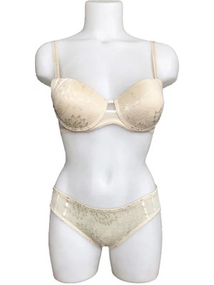 Beruflic Night Flight Dolgulu Desen Baskılı Destekli Sütyen Takımı 2127