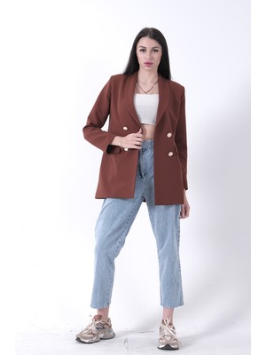 Feminist Kahve Vatkalı Astarlı Ceket 3971156.05