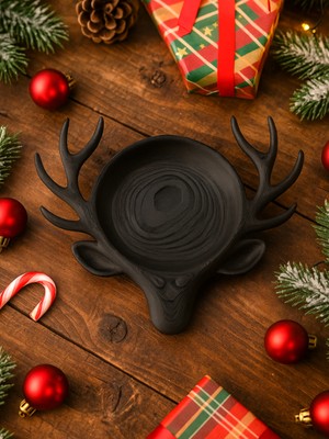 Geyik Boynuzlu Takı Tepsisi Masaüstü Organizeri