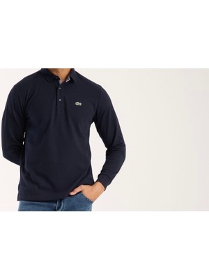 Lacoste  Polo  Uzun Kol Lacivert Regular Fit