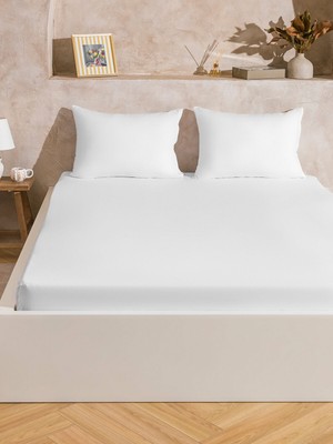 Lc Waikiki Yeni Sezon Pamuklu Çift Kişilik Lastikli Çarşaf