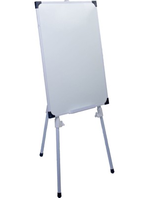Feyza Design Teleskopik Ayaklı Beyaz Okul Yazı Tahtası, Kalem ve Silgi Seti 60X90