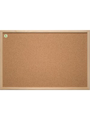 Doğal Ahşap Çerçeve Mantar Pano 30X45 Cm, Şık ve Kullanışlı Dekorasyon Ürünü