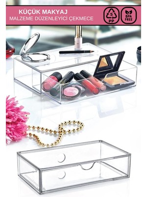 Şık ve Pratik Kozmetik Fırça Düzenleyici Organizer Modülü