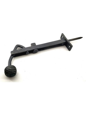 Just Cheap Store Antika Tarz Dekoratif Pirinç Ayarlı Panjur Stoperi - 150X55 Mm, Oksit