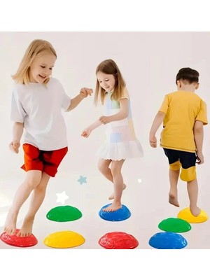 Just Cheap Store Çocuk Yarım Küre denge ve Koordinasyon Adası 6 Lı Set