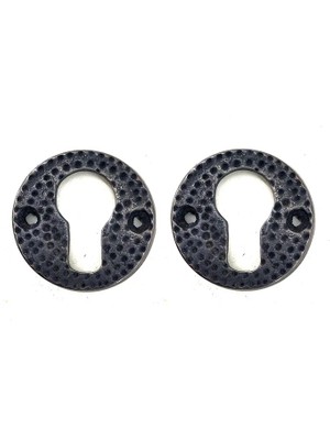 Just Cheap Store Antika Tarz Dekoratif Pirinç Oda Kilit Rozeti - 49MM, Oksit