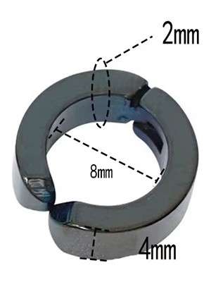 Pazarcan Erkek Küpesi - 1 Adet Kıstırmalı Küpe Paslanmaz Atmaz Gümüş Renk Küpe