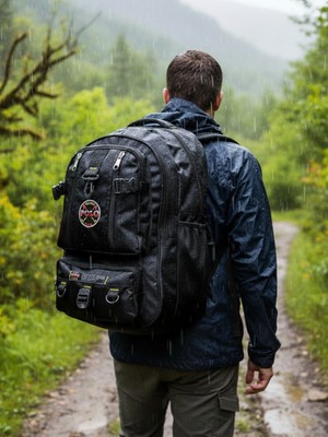 Bag Trend BT Dağcı Sırt Çantası,45 Litre,kalın Kumaş,kamp Çantası,(Siyah)