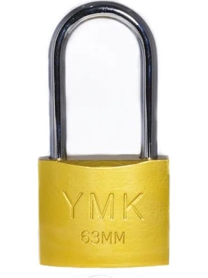 Just Cheap Store Eko Sarı Boyalı Uzun Kancalı Asma Kilit 50MM