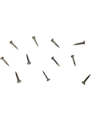 Just Cheap Store Klips, Menteşe, Ayağı Çivisi 9mm Çelik - Nikel 100GR