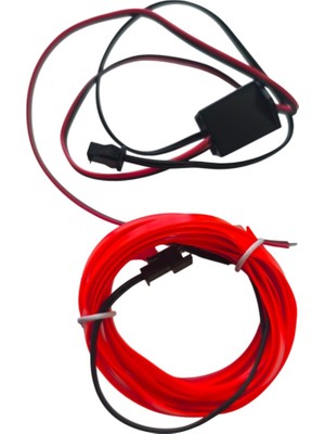 Replax 2 Metre 12V Kırmızı Ip Neon Ip LED Araç Içi Neon LED