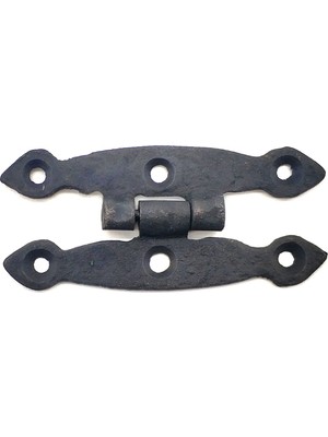 Just Cheap Store Antika Tarz Dekoratif Pirinç Dar Menteşe - 75X39 Mm, Oksit