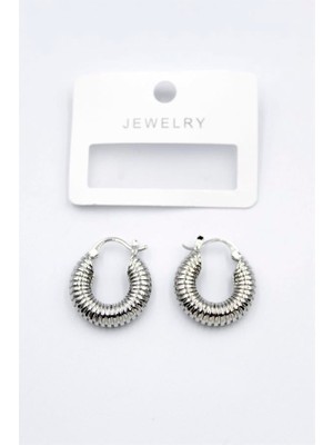 NW NessiWorld Halka Küpe - Gümüş