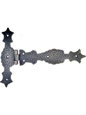 Just Cheap Store Antika Tarz Dekoratif Pirinç Kuyruklu Zambak Menteşe - 175X248 Mm, Oksit