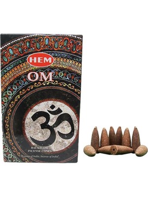 Lorvento Om Backflow Konik Tütsü 120 Adet – Şelale Buhurdanlık Geri Akış Tütsüsü