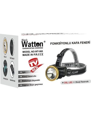 Pazarcan Şarjlı Baret Lambası Osl LED WT-065
