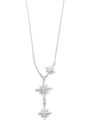 NW NessiWorld Kuzey Yıldızı Y Kolye - Gümüş