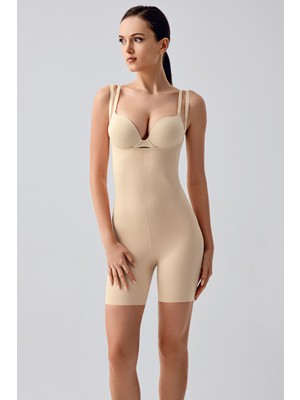 NEWBRA LINGERIE Kadın Korse Askılı Short Normal, 369230