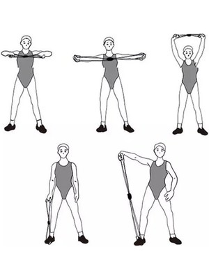 Pazarcan Pilates Egzersiz Direnç Lastiği