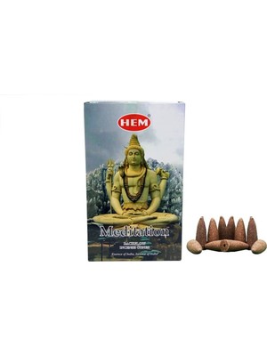 Lorvento Meditation Backflow Konik Tütsü 120 Adet – Şelale Buhurdanlık Geri Akış Tütsüsü