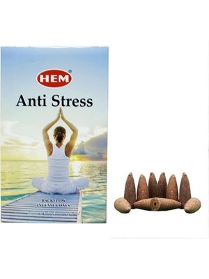 Lorvento Anti Stress Backflow Konik Tütsü 120 Adet – Şelale Buhurdanlık Geri Akış Tütsüsü