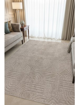 Rico Yıkanabilir Kalın Yumuşak Dokuma Halı Kaymaz Taban Mutfak Salon Oturma Odası Halısı