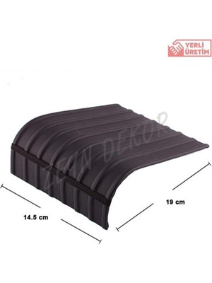 Siyah Deri Bileklik Standı, Şık ve Zarif Takı Sergileme Ünitesi