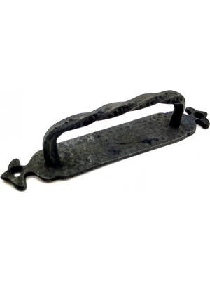 Just Cheap Store Antika Tarz Dekoratif Pirinç Burgulu Çekme Kol - 205X33 Mm, Oksit