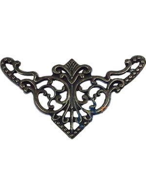 Just Cheap Store Dekoratif Köşe Süsü, Köşelik - Büyük, 31X55MM, Antik, 1 Adet