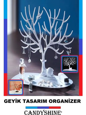 Doğa Temalı Şık Takı Standı, Düzen ve Güzellik Sunar