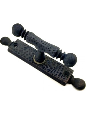 Just Cheap Store Antika Tarz Dekoratif Pirinç Misket Pencere Kolu - 165X32 Mm, Oksit